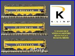 12 New Vgn Coal Cars + C8 Trainmaster Vgn Tmcc Rs Smoke # K2499-0053cc Very Rare