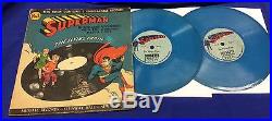 1947 Superman The Flying Train. No. 1 2 record & book set very fine+ DC comics