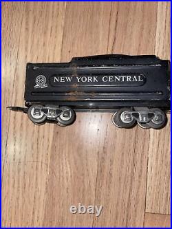 1950's MAR Tin Train Set Locomotive 5 Cars & Tracks Vtg Very Good Condition