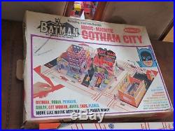 1966 Batman Remco Gotham City Magic Magnetic Stick Toy Playset Very Rare
