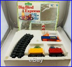 1989 Big Bird Express Train Set Complete, Working in Very Good Cond FREE SHIP