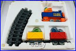 1989 Big Bird Express Train Set Complete, Working in Very Good Cond FREE SHIP