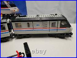 1991 Lego 4558 Metroliner Electric Train 9v 100% Complete Very Good Condition