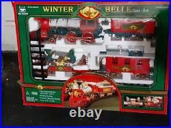 1996 Musical Holiday Train Set Large Winter Belle working