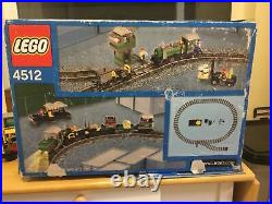 2003 LEGO TRAIN 9V CARGO TRAIN # 4512 SET With Instructions And Box Very Rare
