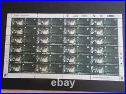 2004 Classic Locomotives set of 6 in Complete Full Sheets of 24 SG Cat £192 U/M