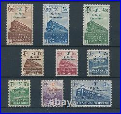 34765 France 1942 Trains Good parcel post set Very Fine MH stamps V$160