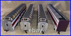 4 USED Bachmann Auto-Train Cars Passenger & 76' Auto Box Car HO USED Set #1
