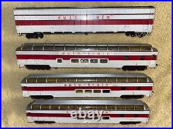 4 USED Bachmann Auto-Train Cars Passenger & 76' Auto Box Car HO USED Set #2