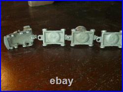 7 pcs. Vintage Pewter Texaco Collector's Train Set Very Limited Edition Rare