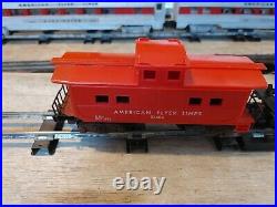 AMERICAN FLYER TRAIN SET wtwo different trains mg in early 50 sin very good cond