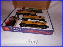 American Flyer #20550 Frontiersman Train Set +3 Cars Very Nice! Lot #m-55