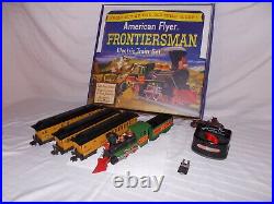 American Flyer #20550 Frontiersman Train Set +3 Cars Very Nice! Lot #m-55
