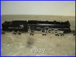 American Flyer Trains Big Nynh&h #293 Steam Engine & Tender Set For Parts Nice