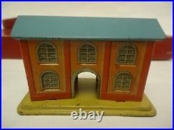 Antique 1920/30s Very Rare CKO Kellermann Germany Penny Tin Toy Train Set + Box