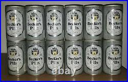 Awsome 12 Becker's Pils beer train can set (very rare)