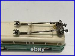 B2 EHEIM Ho Scale Model Electric Trolly Bus Set Two Tone Untested As Found