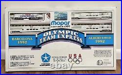 BACHMANN HO SCALE OLYMPIC EXPRESS Barcelona 1992 Year Train Very Good Condition