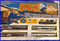 Bachmann 00624 HO McKinley Explorer Train Set Very Light Use. Beautiful