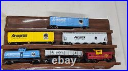 Bachmann N Scale Anaprox Rx PROMO FREIGHT Train CAR Set VINTAGE Rolling Stock #2