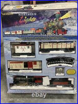 Bachmann Northern Lights Christmas Train Set Very Rare Original Big Haulers
