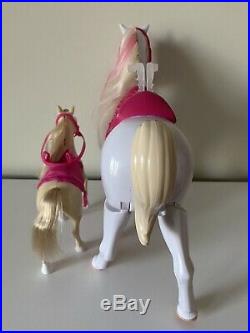 Barbie And Her Sisters In A Pony Tale Train And Ride Horse Set VERY RARE Works