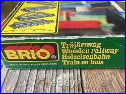 Brio Vintage NOT Often seen Train & Bridge Set Very RARE Wooden Railway