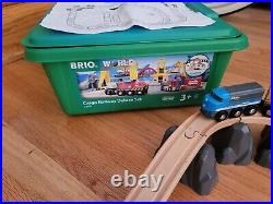 Brio woodn Railway #33097 Cargo Railway Deluxe Set Very Good Condition