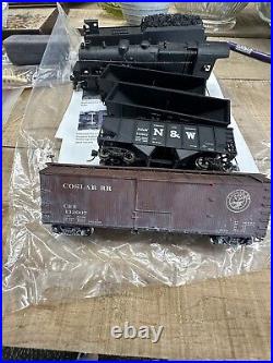 Broadway Limited Steam Train Set, 11 Pieces All In Very Good Shape