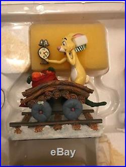 Danbury Mint Eeyore Holiday Train Very Detailed 6 Piece Set with Winnie