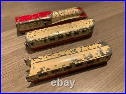 Dinky Toys Pre War 16 Silver Jubilee Train Set LNER Very Rare Colour
