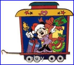 Disney Auctions A Very Merry Xmas Train Minnie Mouse LE 100 Pin
