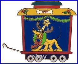 Disney Auctions A Very Merry Xmas Train Pluto LE 100 Pin