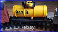 EZTEC G Gauge 2050 Engine Rio Grande Santa Fe Caboose Train Set Tracks No Remote
