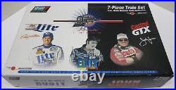 Elvis Presley John Force/Rusty Wallace 7pc Train Set Very Rare Limited Edition