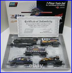 Elvis Presley John Force/Rusty Wallace 7pc Train Set Very Rare Limited Edition