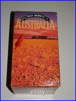 Great Train Journeys Of Australia 5 Vhs Tape Box Set Rare Very Good Condition