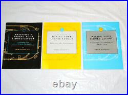 Greenberg's WIRING your LIONEL LAYOUT Complete 3 Volume SET Train Books EXC+++