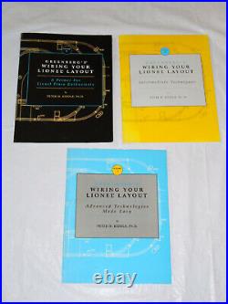 Greenberg's WIRING your LIONEL LAYOUT Complete 3 Volume SET Train Books EXC+++