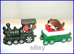HOLIDAY EXPRESS TRAIN CARS 2017 McDonald Toys Complete Set of 12 Very Nice