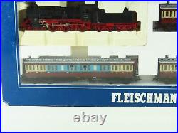 HO Fleischmann 4888 DRG Ruhr Commuter Express II 4-6-0 BR 38 Steam Train Set