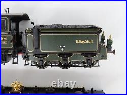 HO Marklin HAMO Digital 2698 The King Ludwig Train 2-4-0 Steam Set with Display