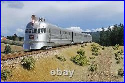 HO Scale Con-Cor 001-8721 CB&Q Burlington Pioneer Zephyr Passenger Train Set