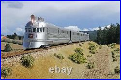 HO Scale Con-Cor 001-8721 CB&Q Burlington Route Pioneer Zephyr Train Set #9900