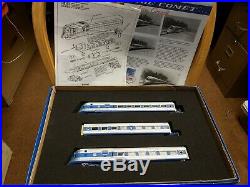 HO Scale Con-Cor New Haven Comet 3-Car Train Set with box, very little run time