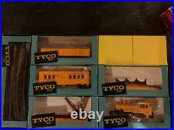 HO TYCO Red/Blue Box Minute Man Steam Work Train Set! Very Rare