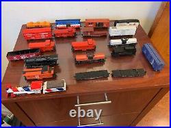 HO Vintage Trains, cars, locomotives, model train set