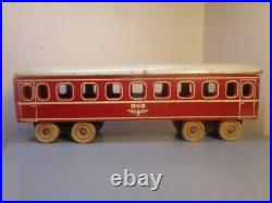 Hanse (lego Denmark) Vintage 1950's Wood Dsb Train Wagon Very Rare Item Vg