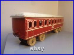 Hanse (lego Denmark) Vintage 1950's Wood Dsb Train Wagon Very Rare Item Vg