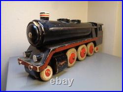 Hanse (lego Denmark) Vintage 1950's Wood Locomotive Very Rare Item Very Good